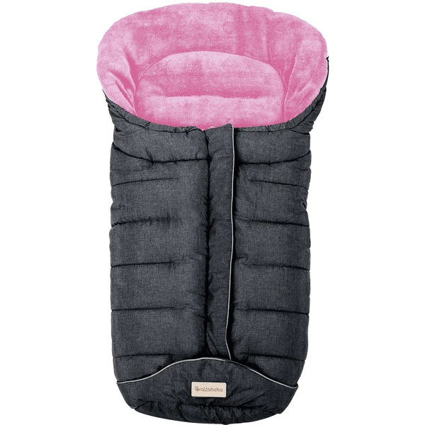 Altabebe Winterfußsack Active Mit 3M Füllung Dunkelgrau Rosa 3 Altabebe Winterfußsack Active Mit 3M Füllung Dunkelgrau Rosa