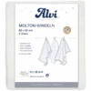 Alvi® Molton-Windeln 2er Pack Weiß 80 X 80 Cm -Kinderwelt Verkauf alvi molton windeln 2er pack weiss 80 x 80 cm a334795