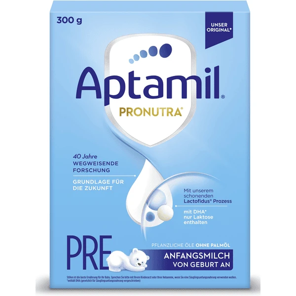 Aptamil Anfangsnahrung Pronutra PRE ADVANCE 300 G Ab Der Geburt 3 Aptamil Anfangsnahrung Pronutra PRE ADVANCE 300 G Ab Der Geburt
