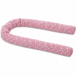 Babybay Nestchenschlange Piqué Beere Sterne Weiß