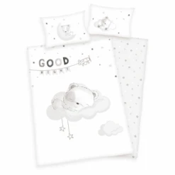 Babybest® Flanell-Bettwäsche Sleeping Little Bear 100 X 135 Cm