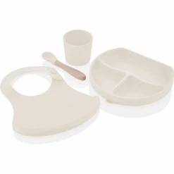 BabyJem Esslernset Silikon, Natur