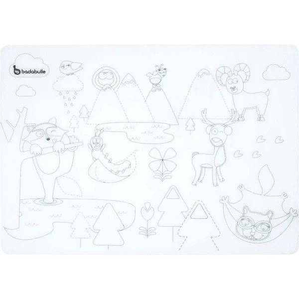 Badabulle Tischset Zum Ausmalen 3 Badabulle Tischset Zum Ausmalen