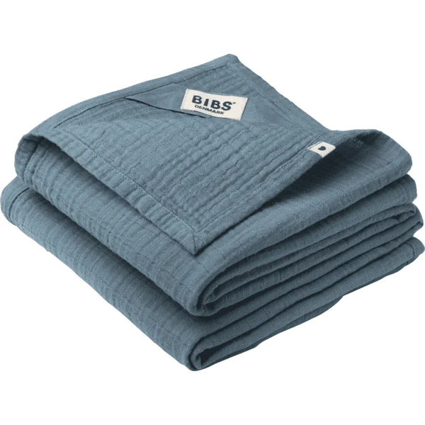 BIBS® Mulltücher Muslin Cloth, Petrol 3 BIBS® Mulltücher Muslin Cloth, Petrol