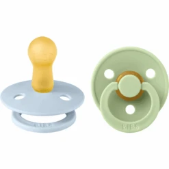 BIBS® Schnuller Colour Baby Blue & Pistachio 6-18 Monate, 2 Stk.