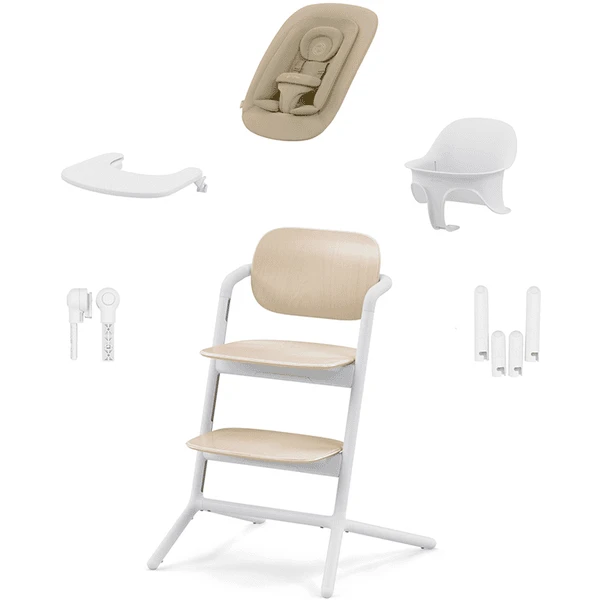 Cybex GOLD Hochstuhl Lemo 4 In 1 Set Sand White 3 Cybex GOLD Hochstuhl Lemo 4 In 1 Set Sand White
