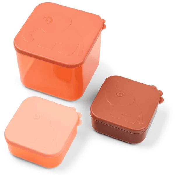 Done By Deer™ Vorratsbehälter Set L, Elphee Papaya 3 Done By Deer™ Vorratsbehälter Set L, Elphee Papaya