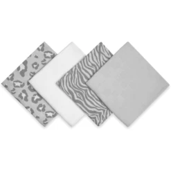 Emma & Noah 4er Set Mullwindeln