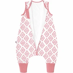 Emma & Noah Schlafsack Mit Füßen Rauten Rosa 11 Emma & Noah Schlafsack Mit Füßen Rauten Rosa -Kinderwelt Verkauf emma noah schlafsack mit fuessen rauten rosa a312665 3