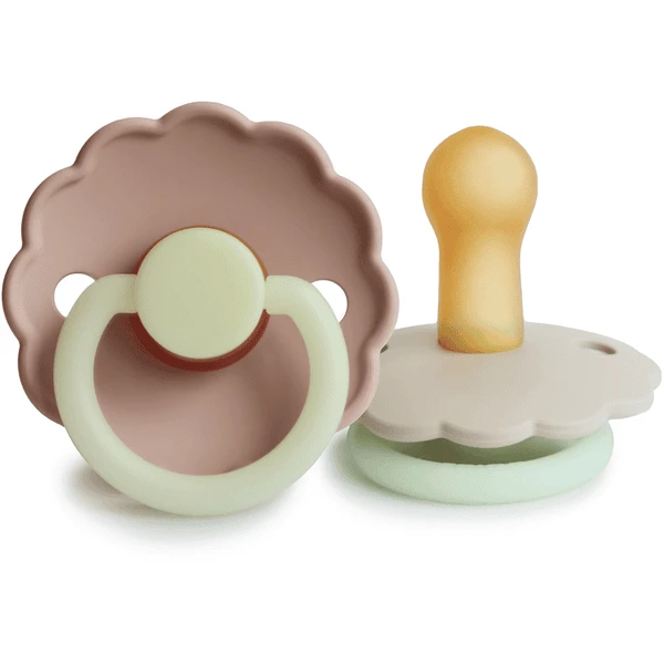 FRIGG Nachtschnuller Daisy Blush Night/Cream 6-18 Monate 3 FRIGG Nachtschnuller Daisy Blush Night/Cream 6-18 Monate