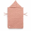 Jollein Fußsack Spring Knit Rosewood -Kinderwelt Verkauf jollein fusssack spring knit rosewood a325493