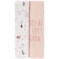 LÄSSIG Mulltücher XL 2er Pack Garden Explorer Schnecke