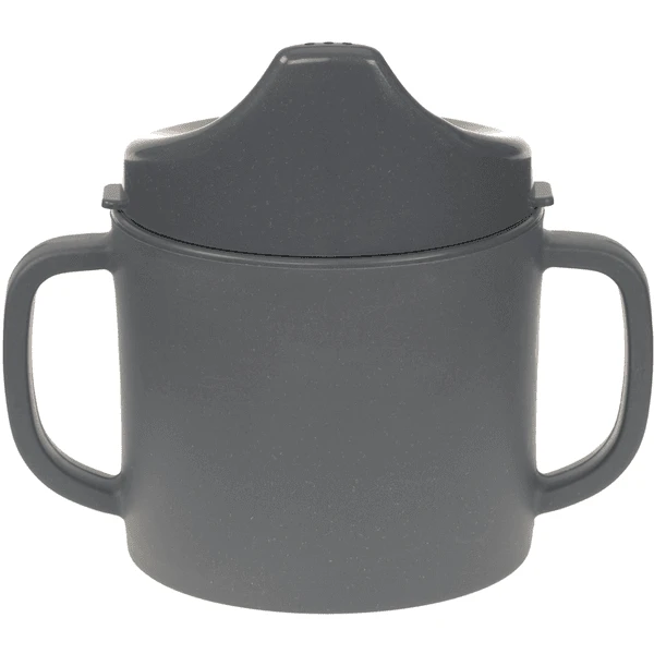 LÄSSIG Trinklernbecher Mit Henkeln Uni Anthracite 3 LÄSSIG Trinklernbecher Mit Henkeln Uni Anthracite