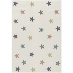 LIVONE Kinderteppich Happy Rugs Fame Creme/multi