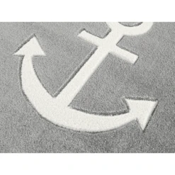 LIVONE Kinderteppich Kids Love Rugs Anker Rund Silbergrau/weiss 10 LIVONE Kinderteppich Kids Love Rugs Anker Rund Silbergrau/weiss -Kinderwelt Verkauf livone kinderteppich kids love rugs anker rund silbergrau weiss a410849 3