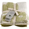 Lullaby Planet Musselin Swaddle Lake Green 65x65cm