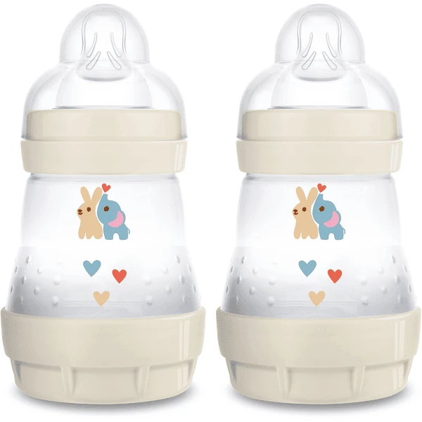 MAM Babyflasche Easy Start Anti-Colic 160 Ml, 0+ Monate, Elefant, 2 Stück 3 MAM Babyflasche Easy Start Anti-Colic 160 Ml, 0+ Monate, Elefant, 2 Stück