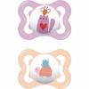 MAM Schnuller Air Silikon, 0-6 Monate, 2 Stk, Katze/Schildkröte -Kinderwelt Verkauf mam schnuller air silikon 0 6 monate 2 stk katze schildkroete a382495