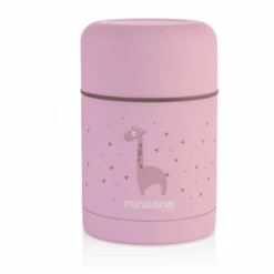 Miniland Silky Food Thermos Thermobehälter Pink 600ml