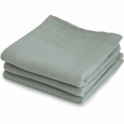 Mushie Musselintücher 3er-Pack Sage