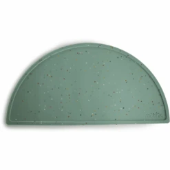Mushie Tischset Silikon, Cambridge Blue Confetti
