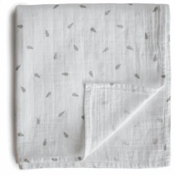 Mushie Wickeltuch Musselin Leaves 120 X120 Cm