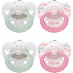 NUK Schnuller Signature, Girl Gr.1 4 Stück