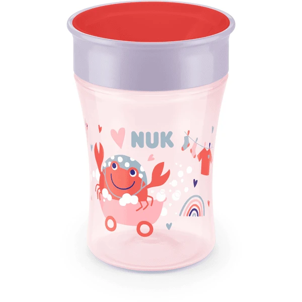 NUK Trinklernbecher Magic Cup 230 Ml 360°-Trinkrand Rot 3 NUK Trinklernbecher Magic Cup 230 Ml 360°-Trinkrand Rot