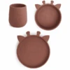 Nuuroo Geschirrset Judi Giraffe 3er, Mahogany -Kinderwelt Verkauf nuuroo geschirrset judi giraffe 3er mahogany a363838