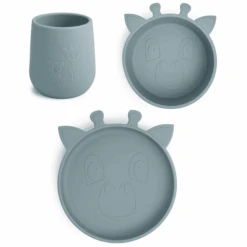 Nuuroo Geschirrset Judi Giraffe 3er Set, Lead