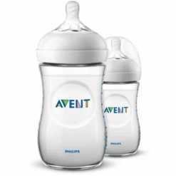 Philips Avent Natural Flasche SCF033/27, 260ml, 2 Stück, Transparent