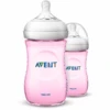 Philips Avent Natural Flasche SCF034/27, 260ml, 2 Stück, Rosa -Kinderwelt Verkauf philips avent natural flasche scf034 27 260ml 2 stueck rosa a268882
