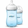 Philips Avent Natural Flasche SCF035/27, 260ml, 2 Stück, Blau -Kinderwelt Verkauf philips avent natural flasche scf035 27 260ml 2 stueck blau a268886