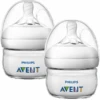 Philips Avent Natural Flasche SCF039/17, 60ml, 2 Stück, Transparent -Kinderwelt Verkauf philips avent natural flasche scf039 17 60ml 2 stueck transparent a317554