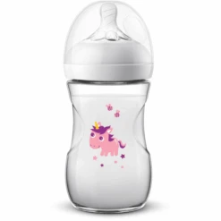 Philips Avent Natural Flasche SCF070/25, 260ml, 1 Stück, Einhorn