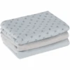 Roba Mullwindeln 3er Set Lil Planet Hellblau 80 X 80 Cm