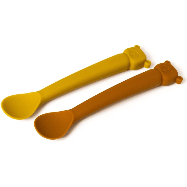 The Cotton Cloud Löffel Set Lili The Bear, Cinnamon/Mustard 3 The Cotton Cloud Löffel Set Lili The Bear, Cinnamon/Mustard