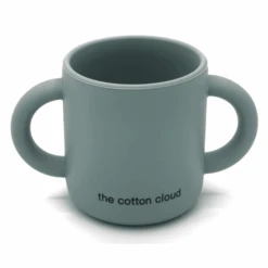The Cotton Cloud Trinklernbecher Aus Silikon Jade