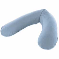 THERALINE Bezug Für Original Stillkissen Melange Blau-grau Bambus-Kollektion