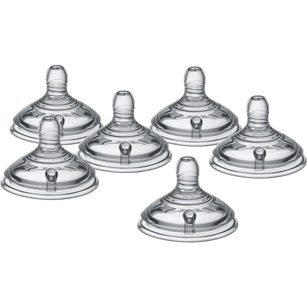 Tommee Tippee Sauger Closer To Nature Easi-Vent, Schneller Nahrungsfluss, 6er Set 3 Tommee Tippee Sauger Closer To Nature Easi-Vent, Schneller Nahrungsfluss, 6er Set