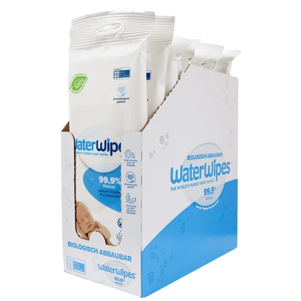 WaterWipes Babyfeuchttücher, Biologisch Abbaubar, 32 X 28 Tücher (896 Stk) 3 WaterWipes Babyfeuchttücher, Biologisch Abbaubar, 32 X 28 Tücher (896 Stk)